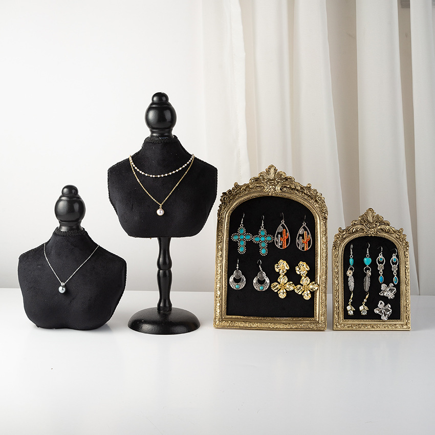 Black Velvet Bust Form Jewelry - Body Jewelry Stores review and price